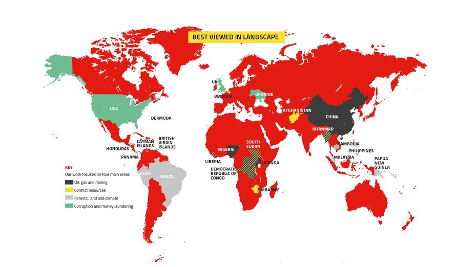 2016 annual report where we work map