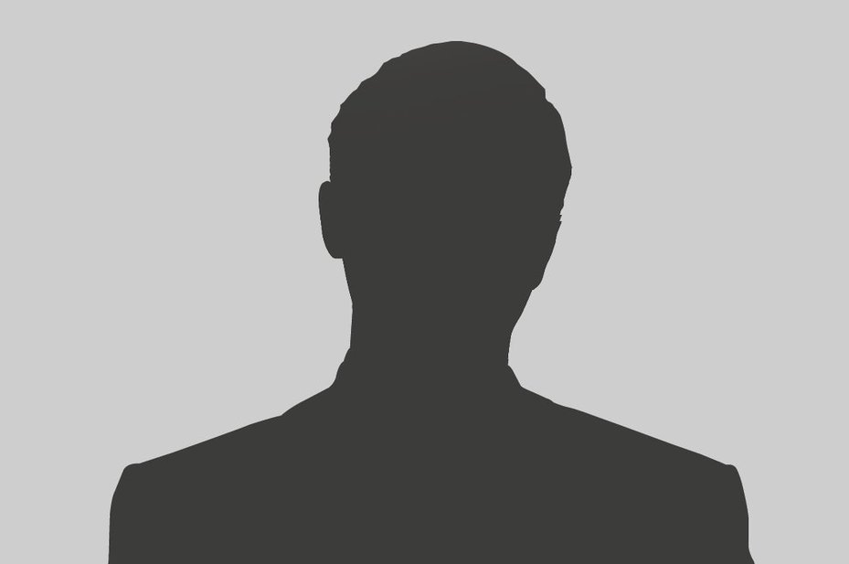 silhouette of anonymous man