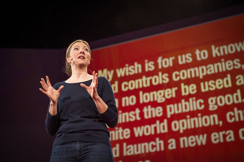 global witness founder charmian gooch calling for end to anonymous companies at ted14 talk event