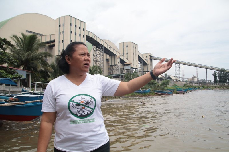 Derek Cabe, anti-coal activist with Coal-Free Bataan, The Philippines, pushed for Philippines’ Commission on Human Rights (CHR) to investigate the link between polluting corporations and human rights violations. Global Witness