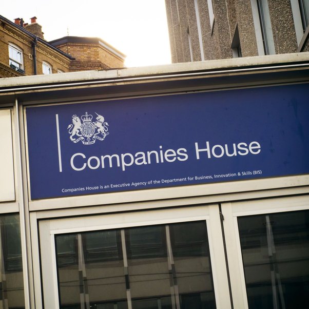 companies house logo on building