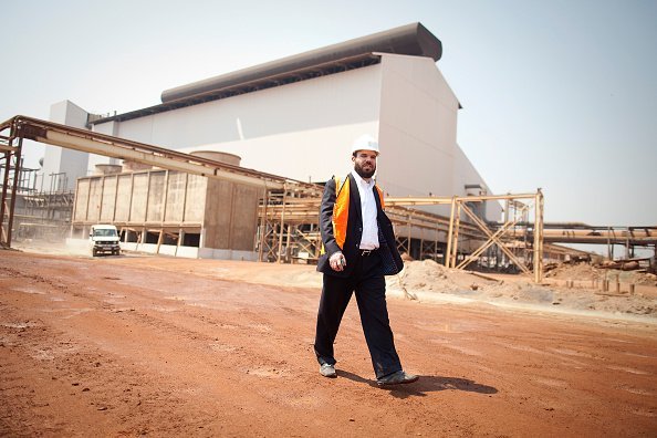 Dan Gertler walking in high vis jacket