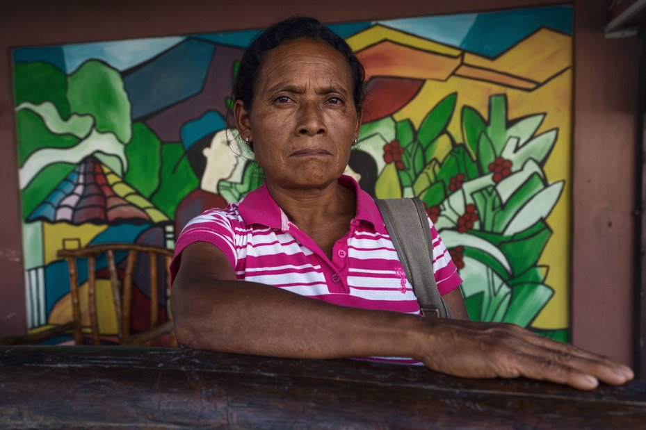 Julia Francisco Martínez is the widow of rights defender Francisco Martínez Márquez - a member of Indigenous rights group MILPAH, who was found murdered in 2015 after months of death threats. Giles Clarke/Global Witness