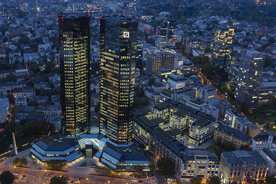 Deutsche Bank AG’s headquarters in Frankfurt, Germany