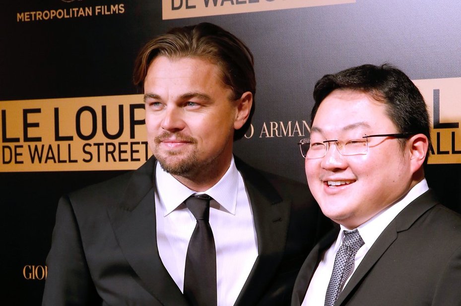 Leonardo DiCaprio and Jho Low at the French premiere of The Wolf of Wall Street