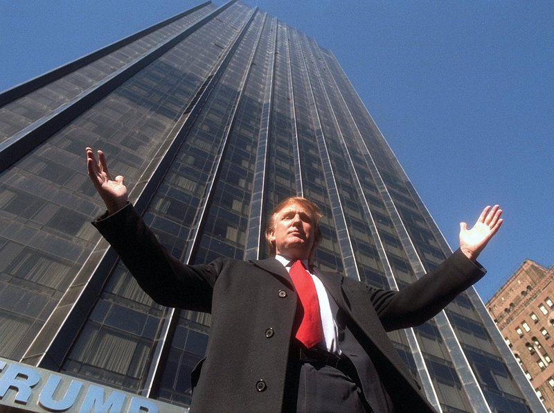 Donald Trump opening the Trump International Hotel and Tower, New York