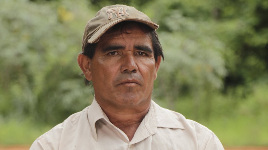 Gerardo Lezcano, a farmer, in Paraguay