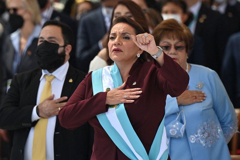 Xiomara Castro president of Honduras inauguration