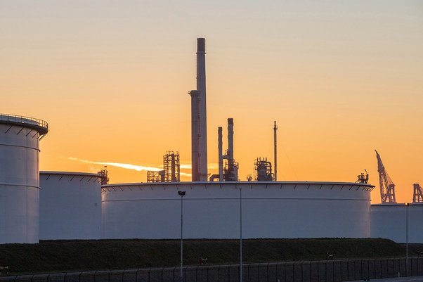 The Gunvor Group Ltd. refinery at the Port of Rotterdam