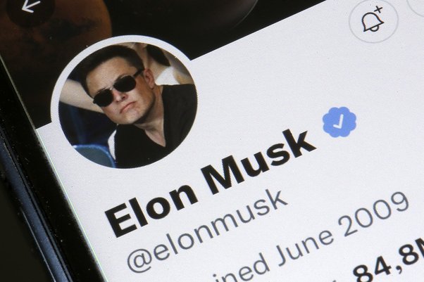 Elon Musk twitter profile