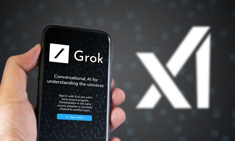 Grok is X's answer to the generative AI chatbot rush, which draws from X posts to answer user questions. Valerio Rosati / Alamy Stock Photo