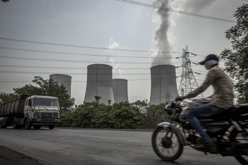 Dongamouha Captive Power Plant, owned by Jindal Power. Dongamouha, Raigarh, Chhattisgarh, India, 2017. Ravi Mishra / Global Witness