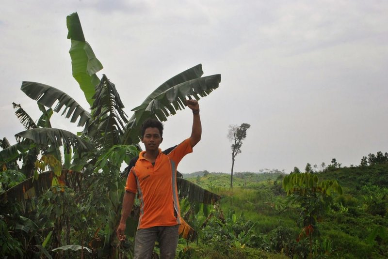 Indra Pelani, land defender from Indonesia