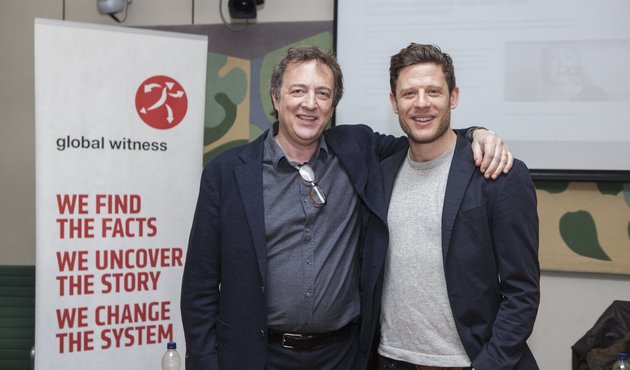 James Norton and Misha Glenny at Global Witness parliamentary event on McMafia