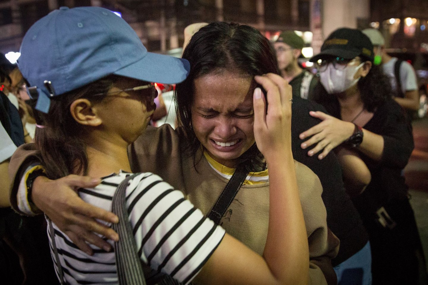 Jonila Castro is released and consoled by friends