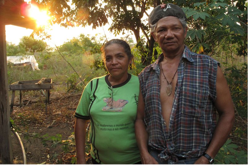 Rubber tapper José Cláudio Ribeiro da Silva and his wife Maria.