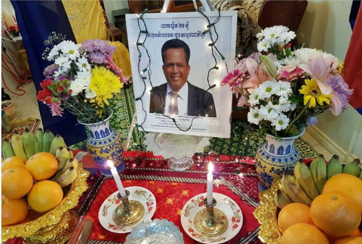 Kem Ley's memorial photo