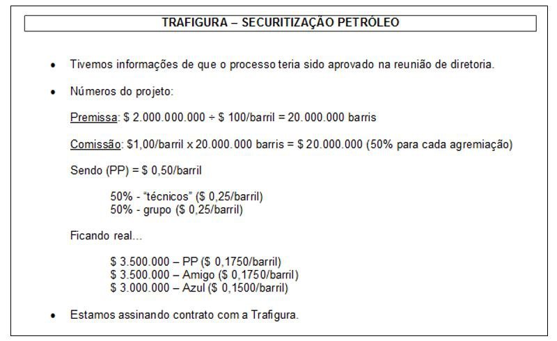 Luz documents show them scheming to raise $20m in bribes from an 