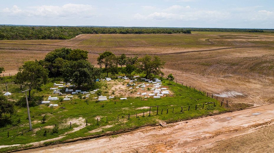 view of farm in MATOPIBA area of brazil