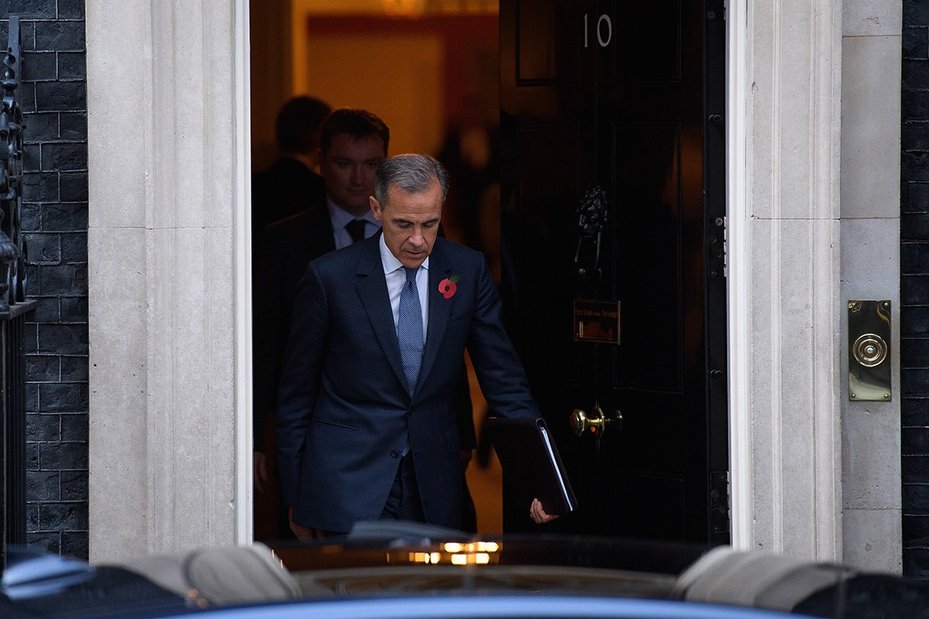 Mark Carney leaves 10 Downing Street