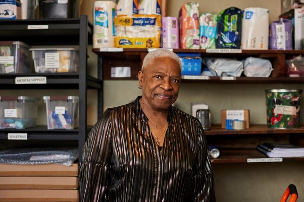 Ms Doris Brown has opened her home to the mutual aid network she co-founded in Houston, which helps the local community withstand hurricanes