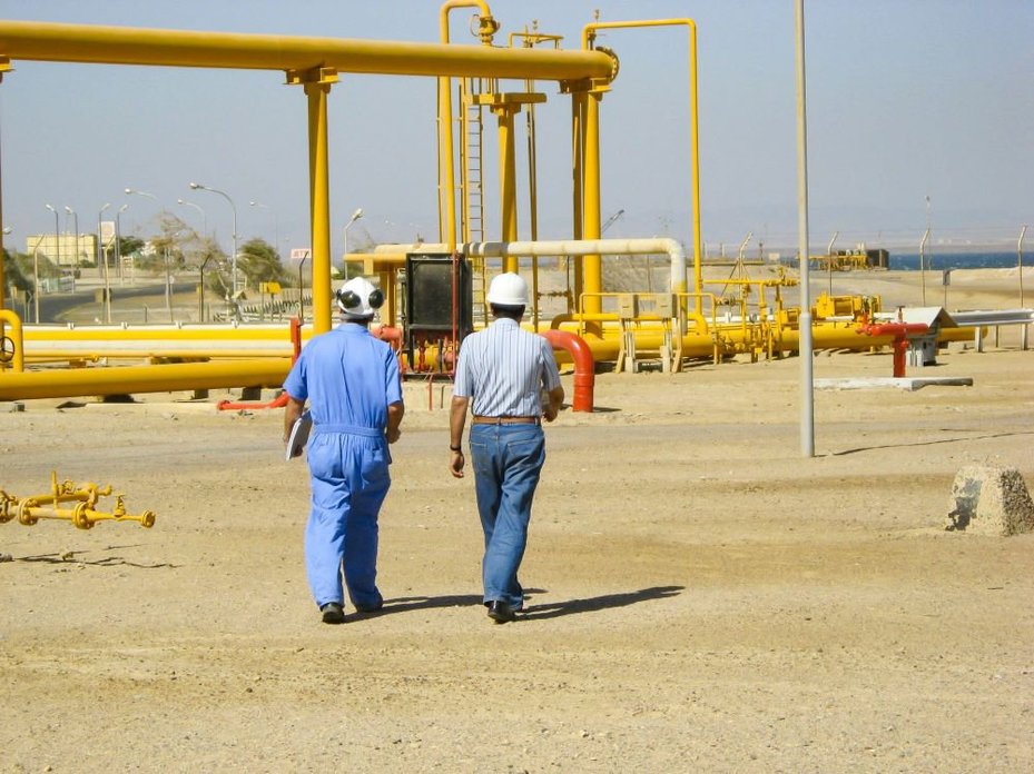 An oil and gas facility in Egypt