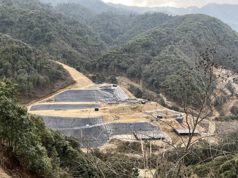 New mining site in Pangwa Myanmar