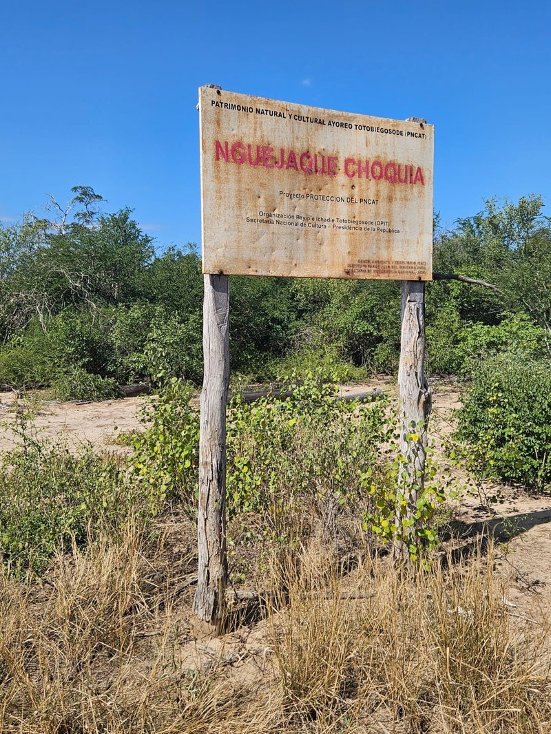 The village of Chaidi in Northern Paraguay