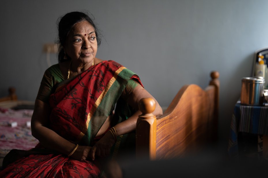 Environmental activist Fatima Babu at her house in Thoothukudi, India. Babu has led a decades-long campaign against copper smelting plant Sterlite, a subsidiary of Vedanta, over alleged contamination.