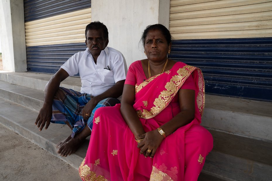 Murugeswari and her husband Muthupandi in Thoothukudi, India. Their 22-year-old son M.Karthik, a student who aspired to become a lawyer, was shot by police on May 22, 2018, at a protest against the Sterlite Copper plant.