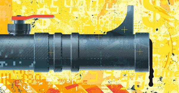 Oil, gas, pipelines and conflict illustration