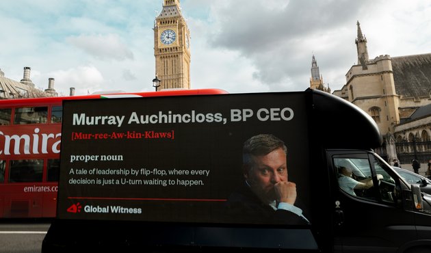 BP's Murray Auchincloss flip-flops on green energy ambition