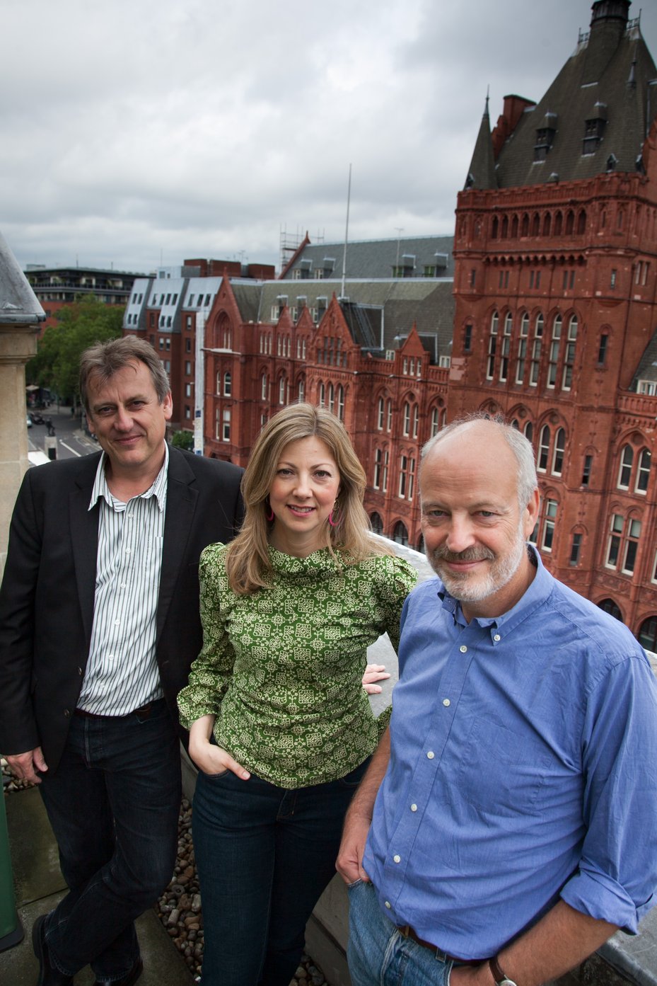 Global Witness founders Patrick Alley, Simon Taylor and Charmian Gooch