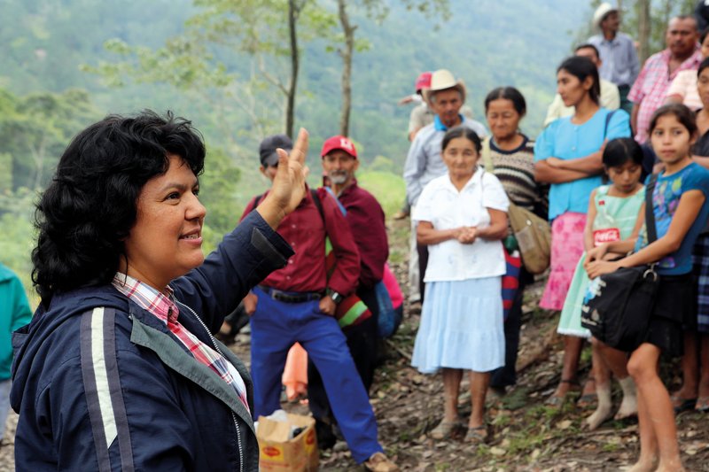 Berta Cáceres, mother of four, and one of Honduras’ most prominent environmental and indigenous rights activists