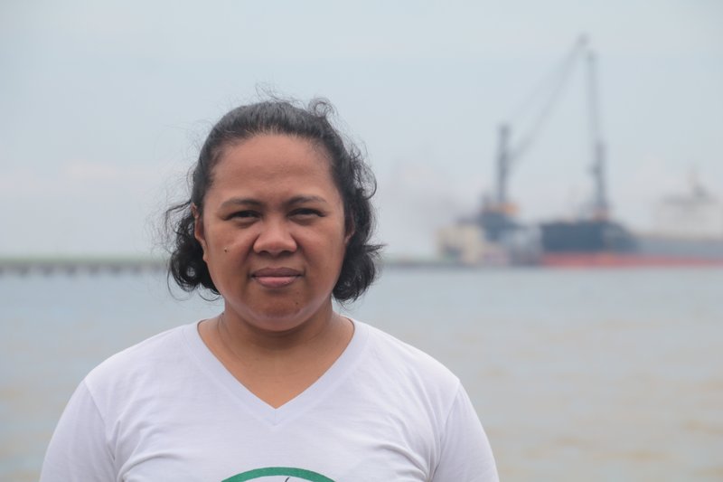 Veronica 'Derek' Cabe - Co-ordinator of the Nuclear and Coal-Free Bataan Movement