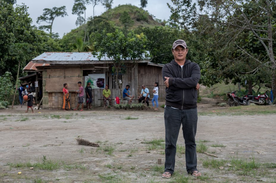 Rene Pamplona in his local community