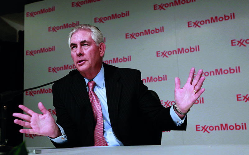 Rex Tillerson, former Exxon CEO