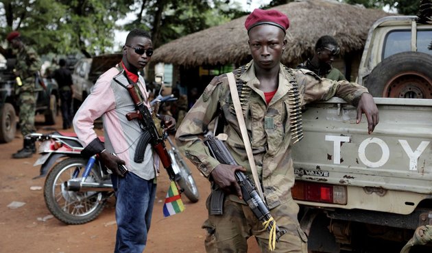 Seleka rebels in Central African Republic