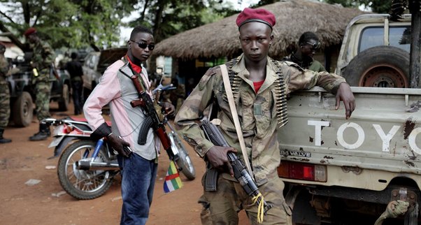 Seleka rebels in Central African Republic