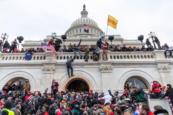 Pro-Trump supporters riot at the Capitol Building, Washington DC