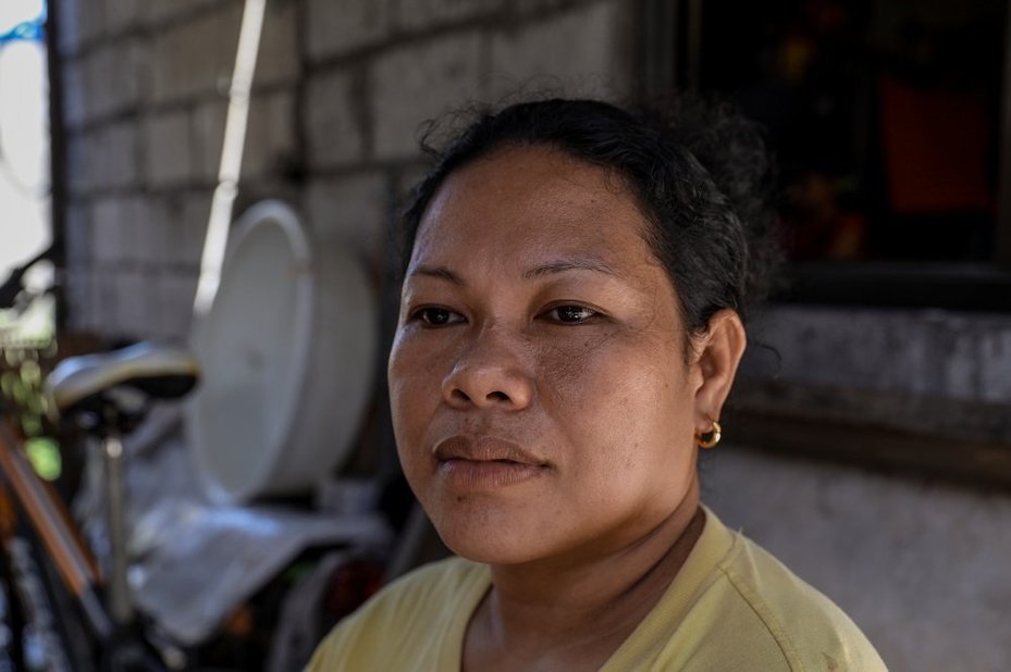 Sherly Bacon was one of six families who were provided with houses and relocation after being displaced from Taliptip in Manila Bay.