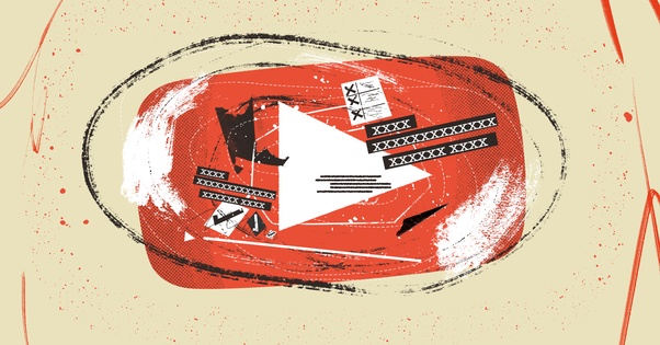 Illustration of YouTube logo