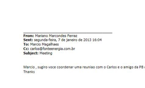 One email from Mariano Ferraz to a Trafigura colleague talked of their 