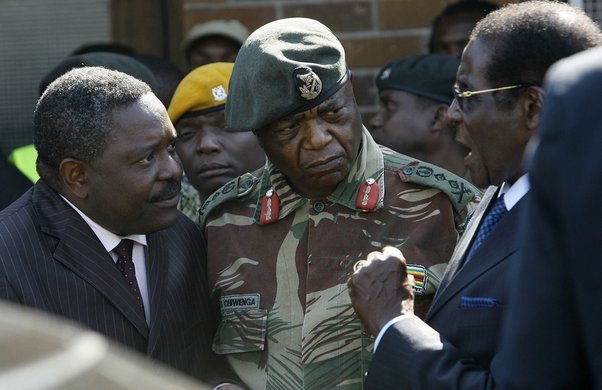 Mugabe and generals