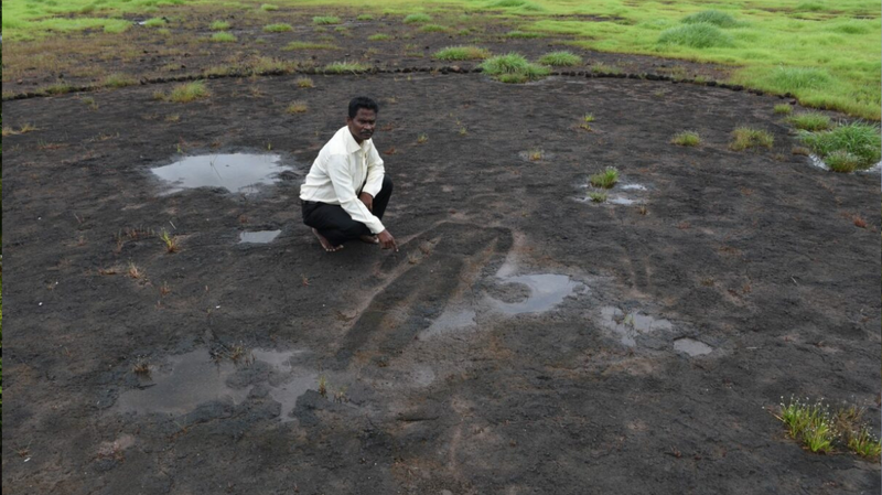 Villager Kamlakar Maruti Gurav in India