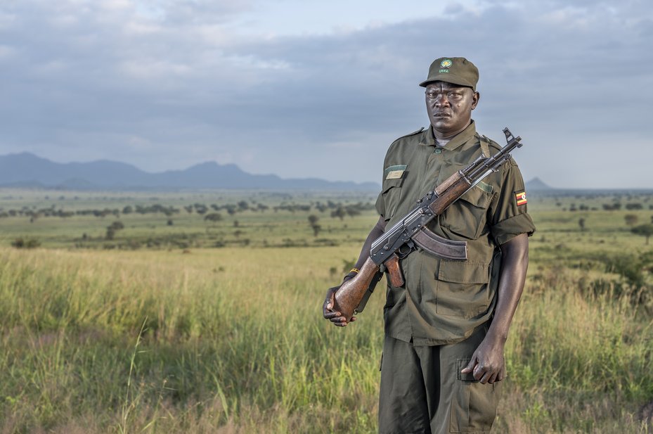 Park ranger in Uganda