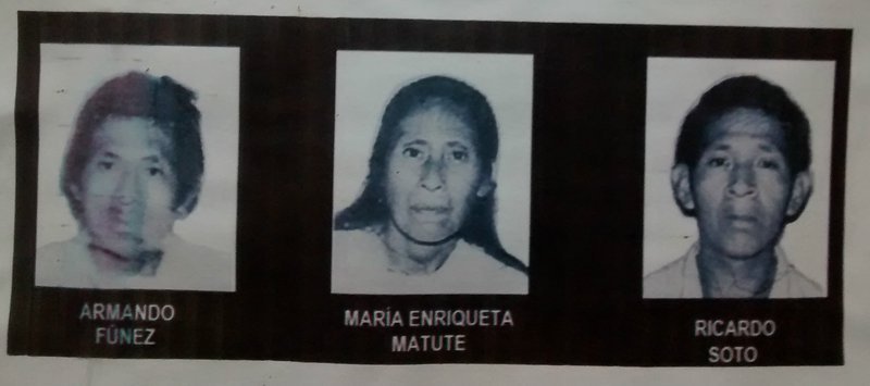 These three indigenous Tolupán leaders were killed by gunmen attacking an anti-mining protest in northern Honduras. They had received death threats warning them to desist from their efforts to protect the environment.